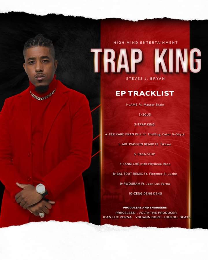 Steves J Bryan lâche un nouvel EP “Trap King”