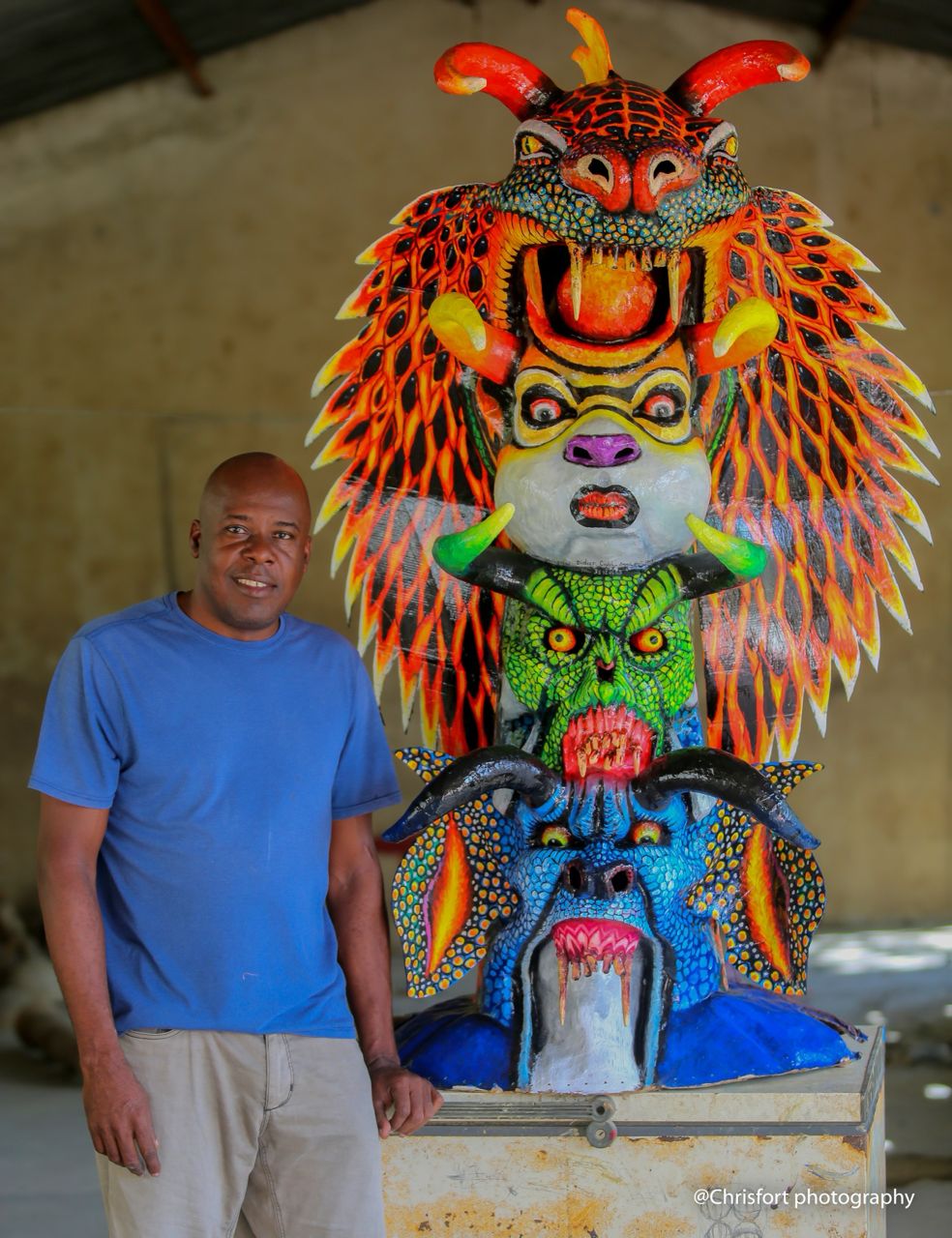 Didier Civil, l’artiste qui éveille les consciences avec son “TETRA-DRAME au Carnaval de Jacmel”